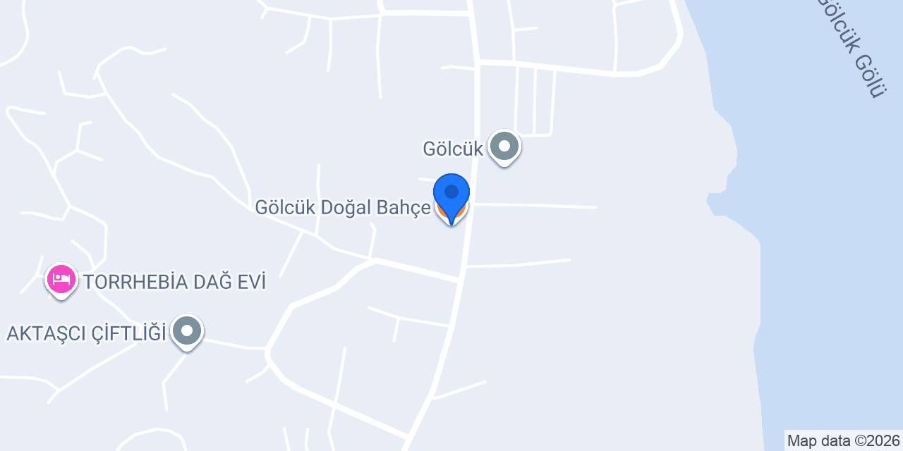 Gölcük Doğal Bahçe konumu