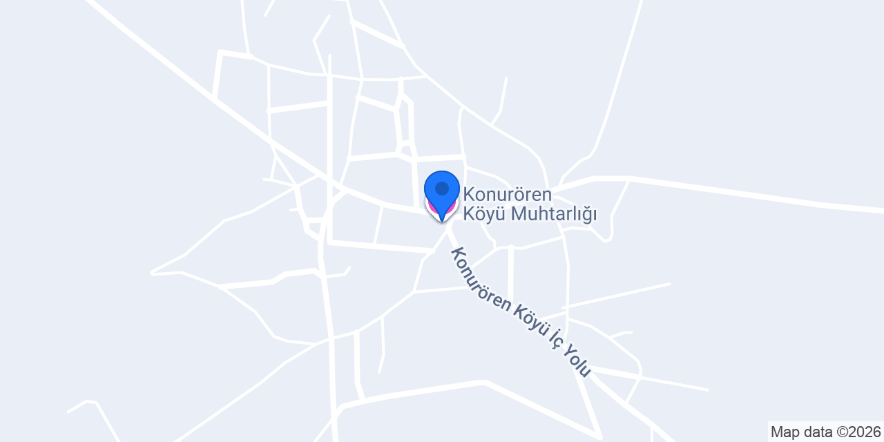 Konurören Köyü Muhtarlığı konumu