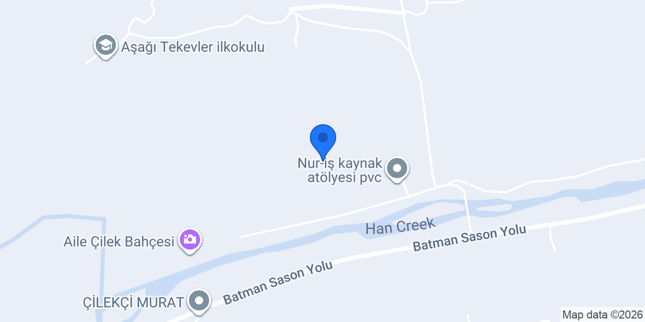 Organik çılek vadisi konumu