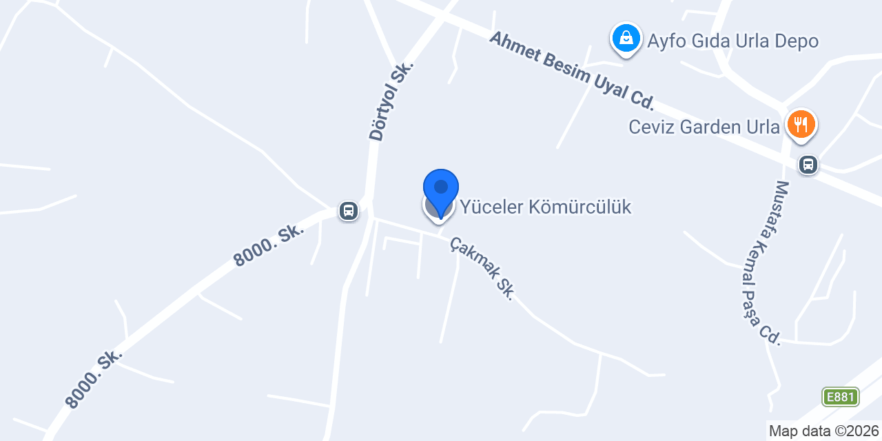 Yüceler Kömürcülük konumu