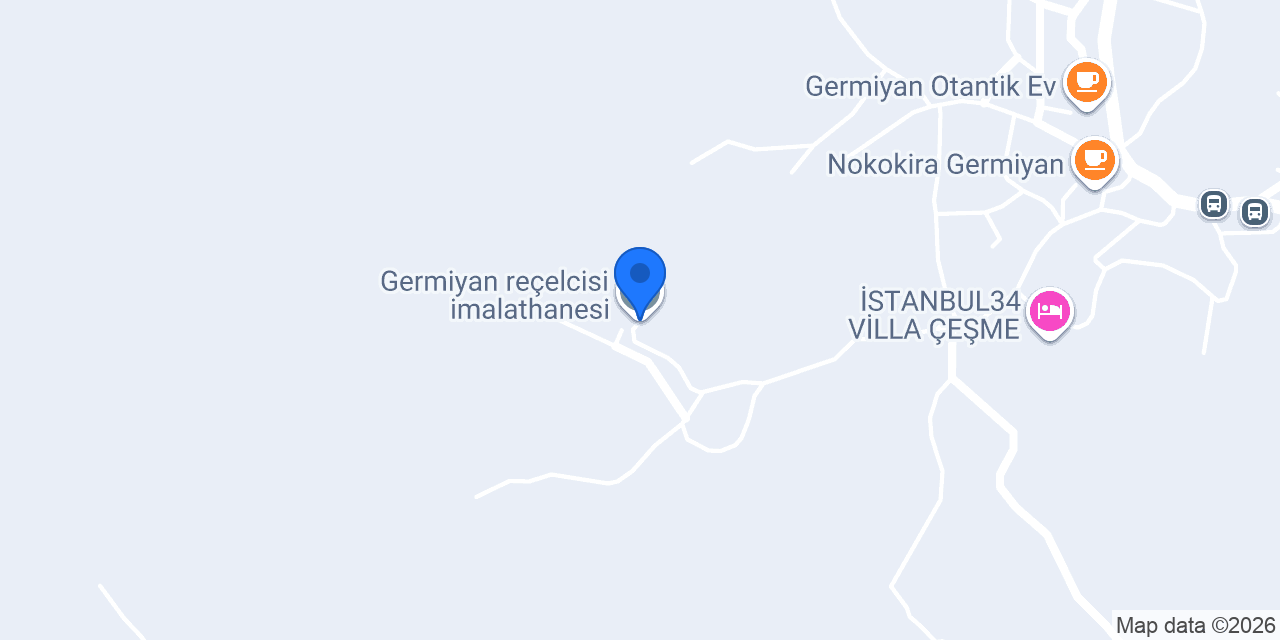 Germiyan reçelcisi imalathanesi konumu