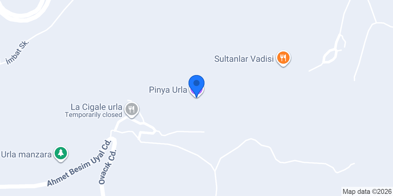 Pinya Urla konumu