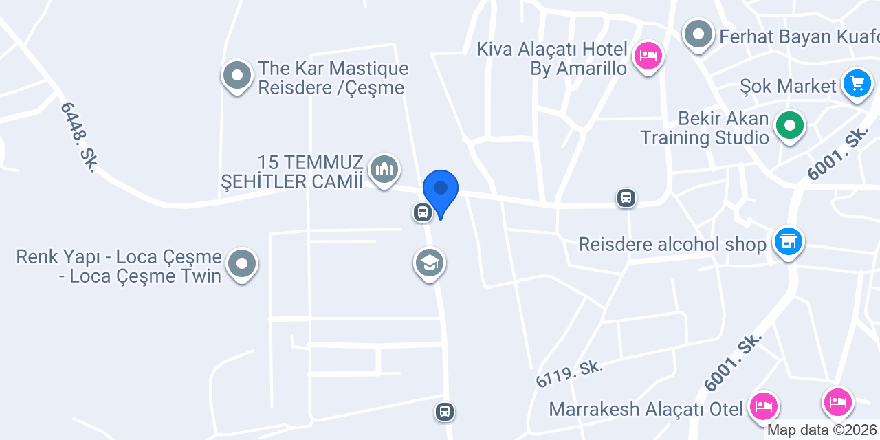 Turuncu Yemek Salonu konumu