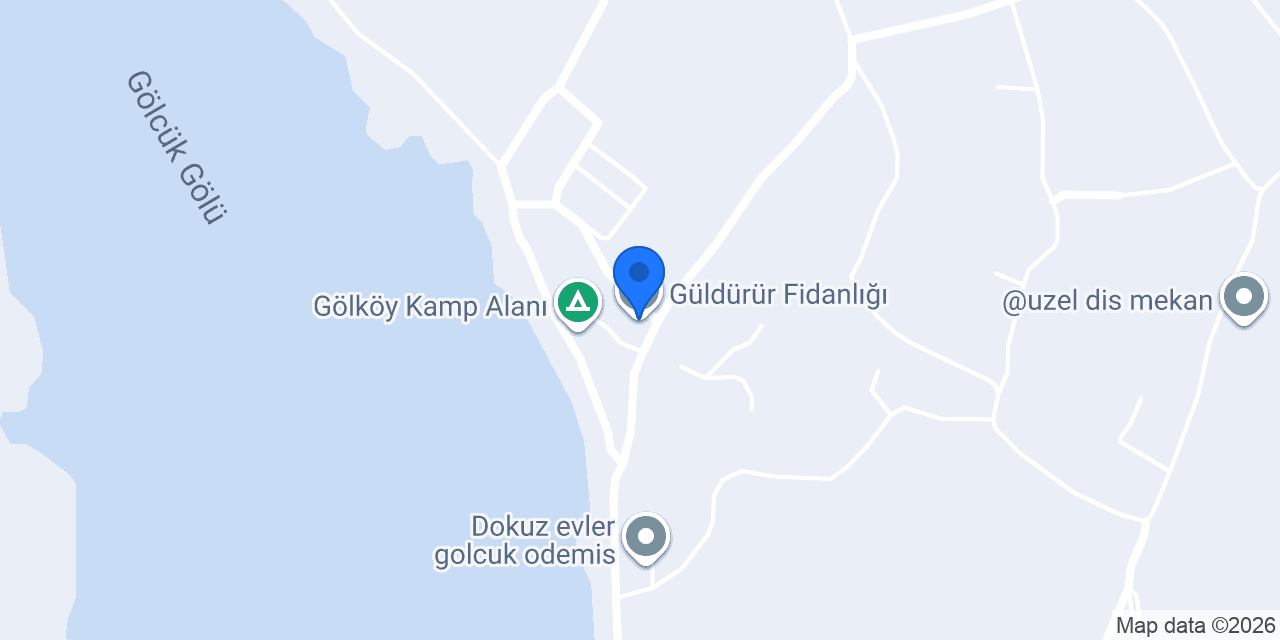 Güldürür Fidanlığı konumu