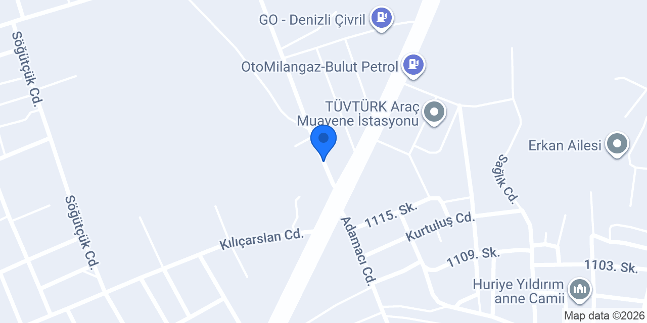 Güneş Hafriyat Çivril konumu