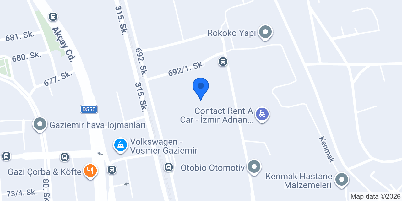 Aksu Medikal konumu