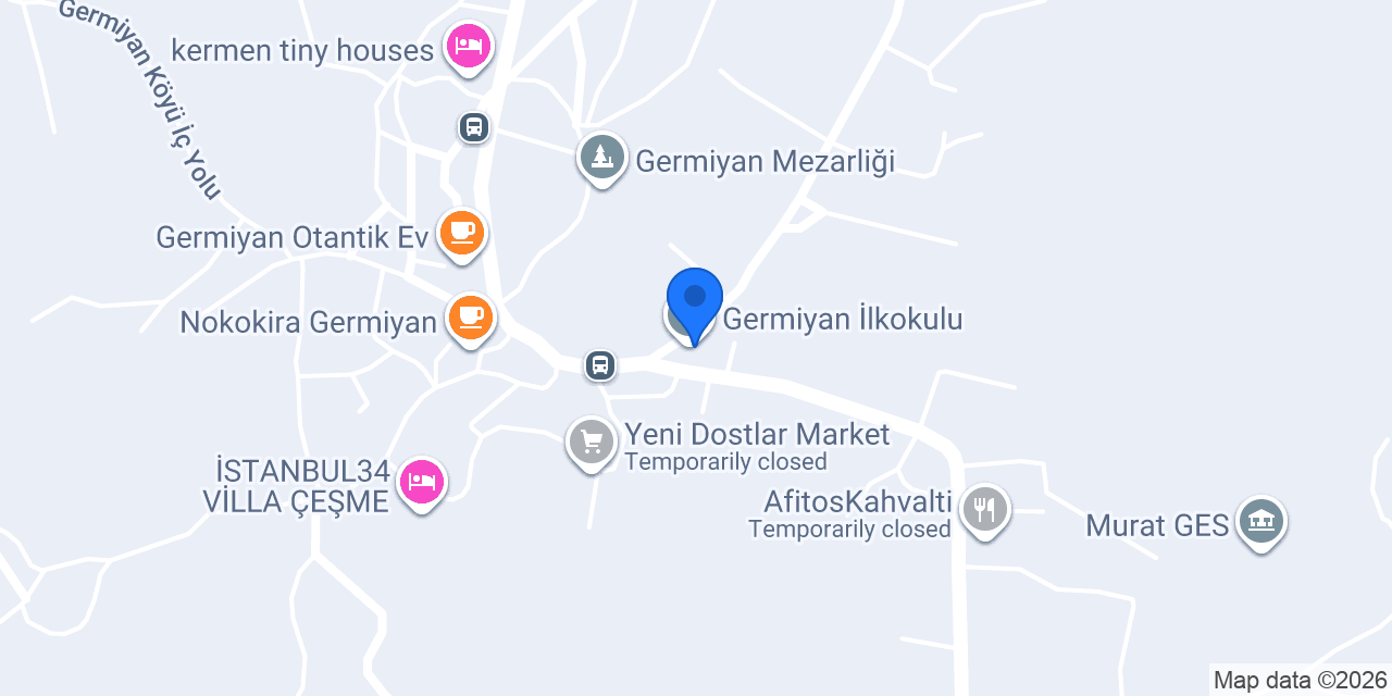 Germiyan İlkokulu konumu