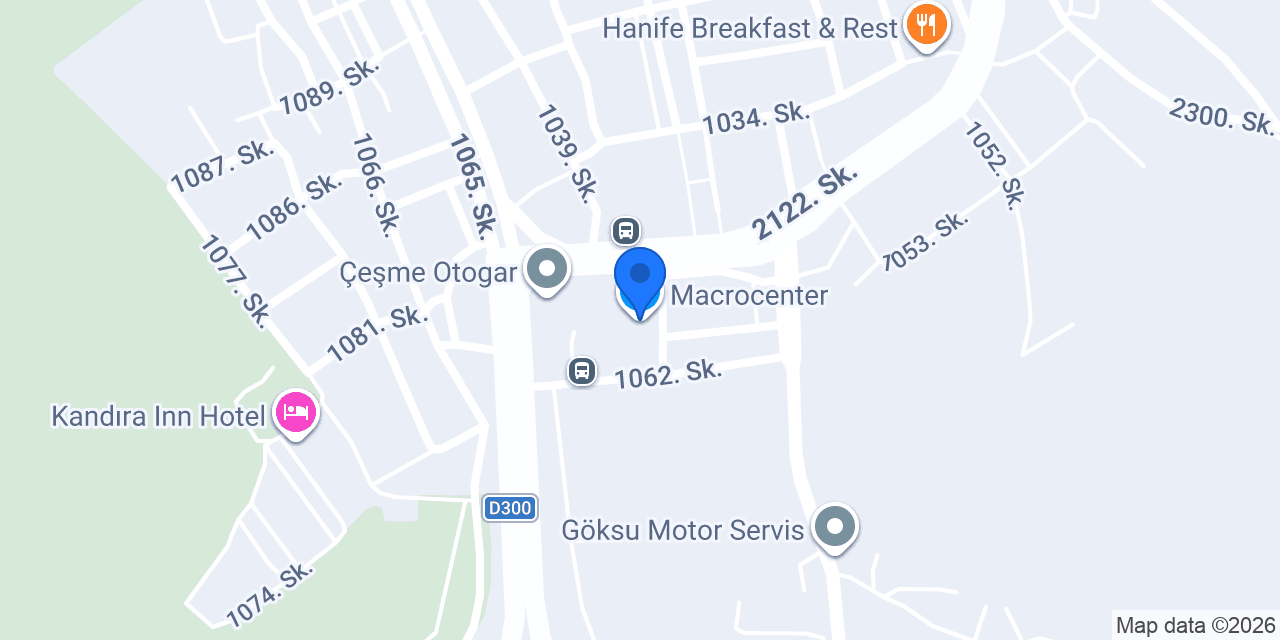 Macrocenter konumu