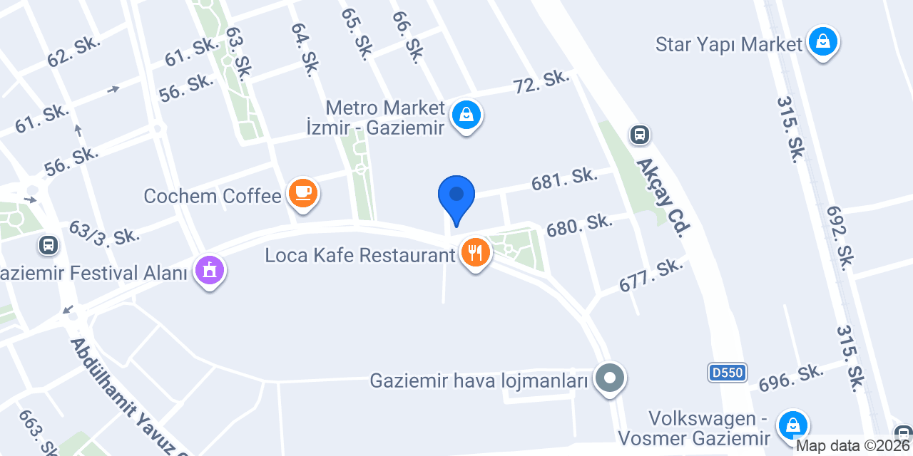 Tıq Taq Coffee konumu