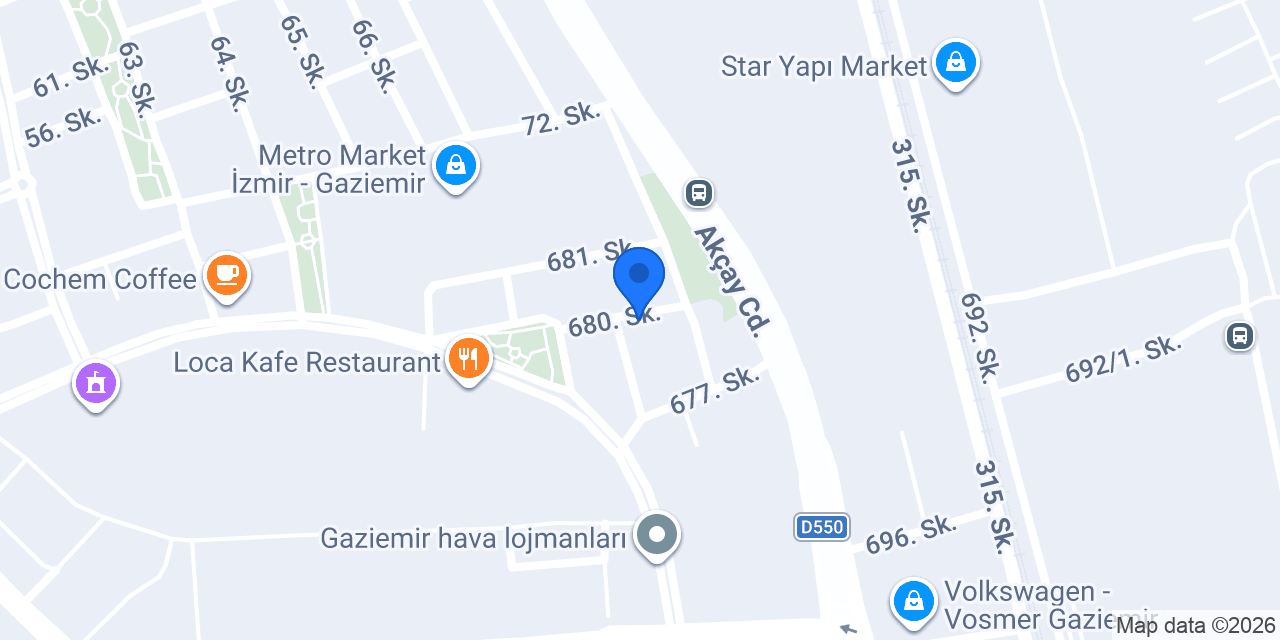 Sevecen Anaokulu konumu