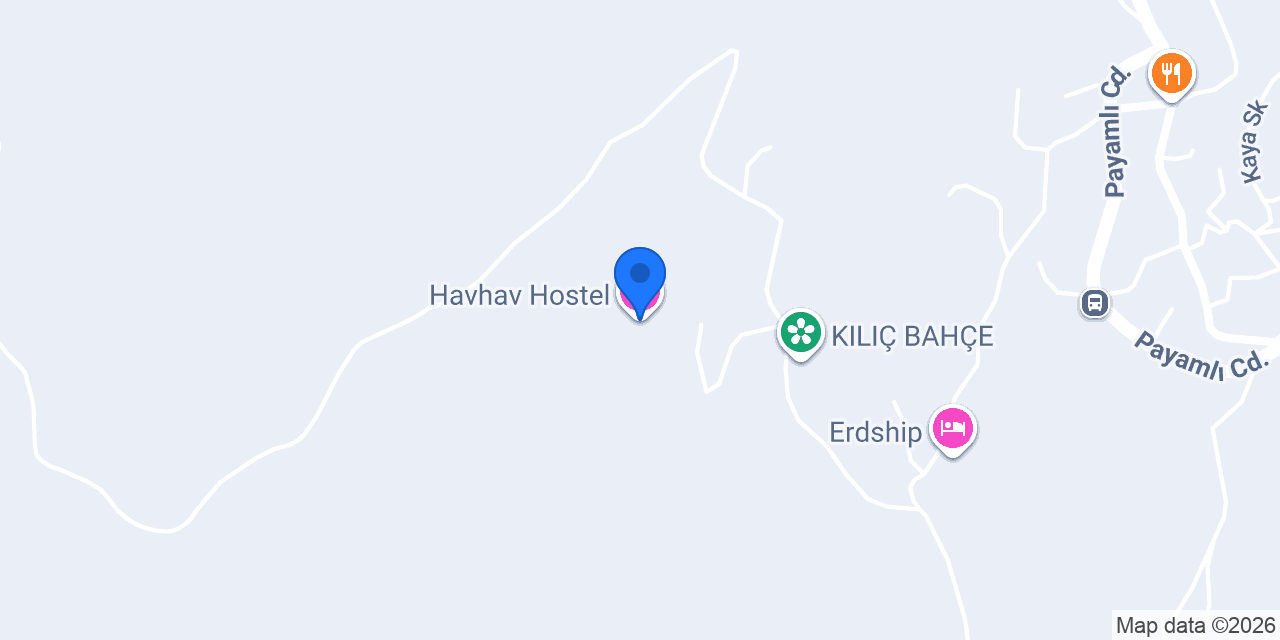 Havhav Hostel konumu