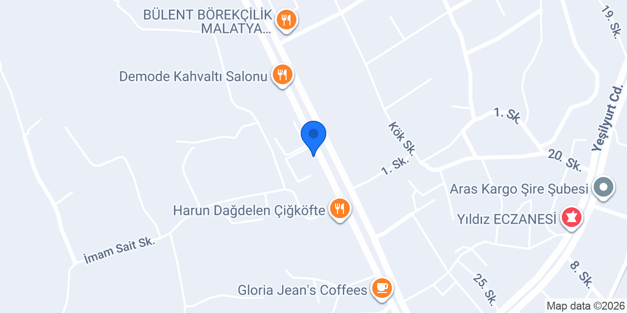 Ali Baba Döner konumu