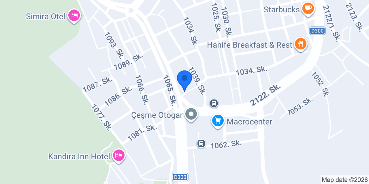 Fıstık Baklava - Çeşme Otogar Şubesi konumu