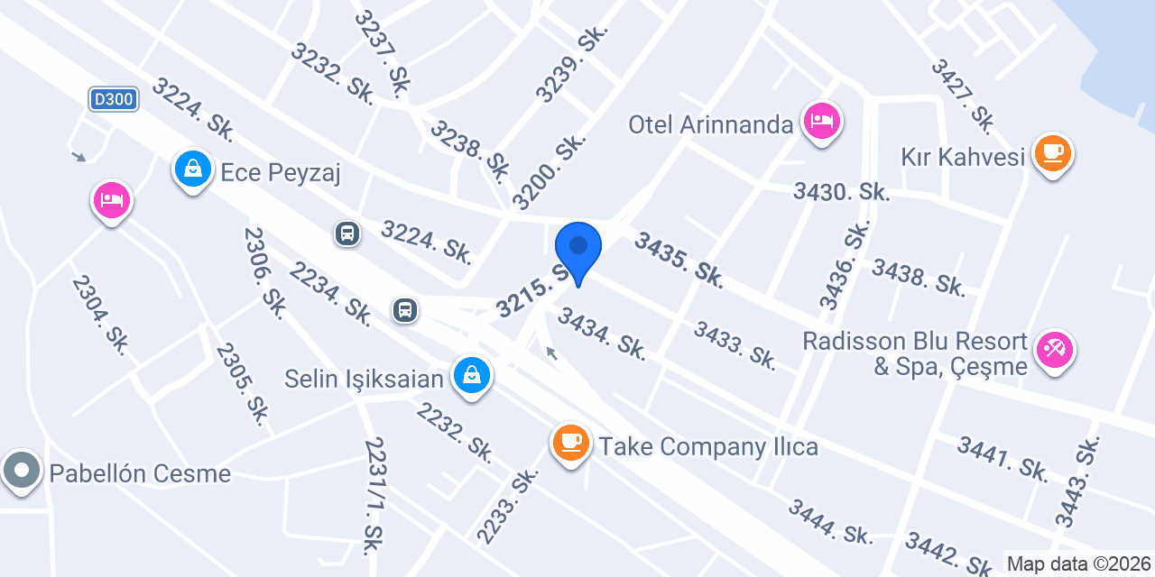 Ege Unlu Mamulleri Çeşme konumu