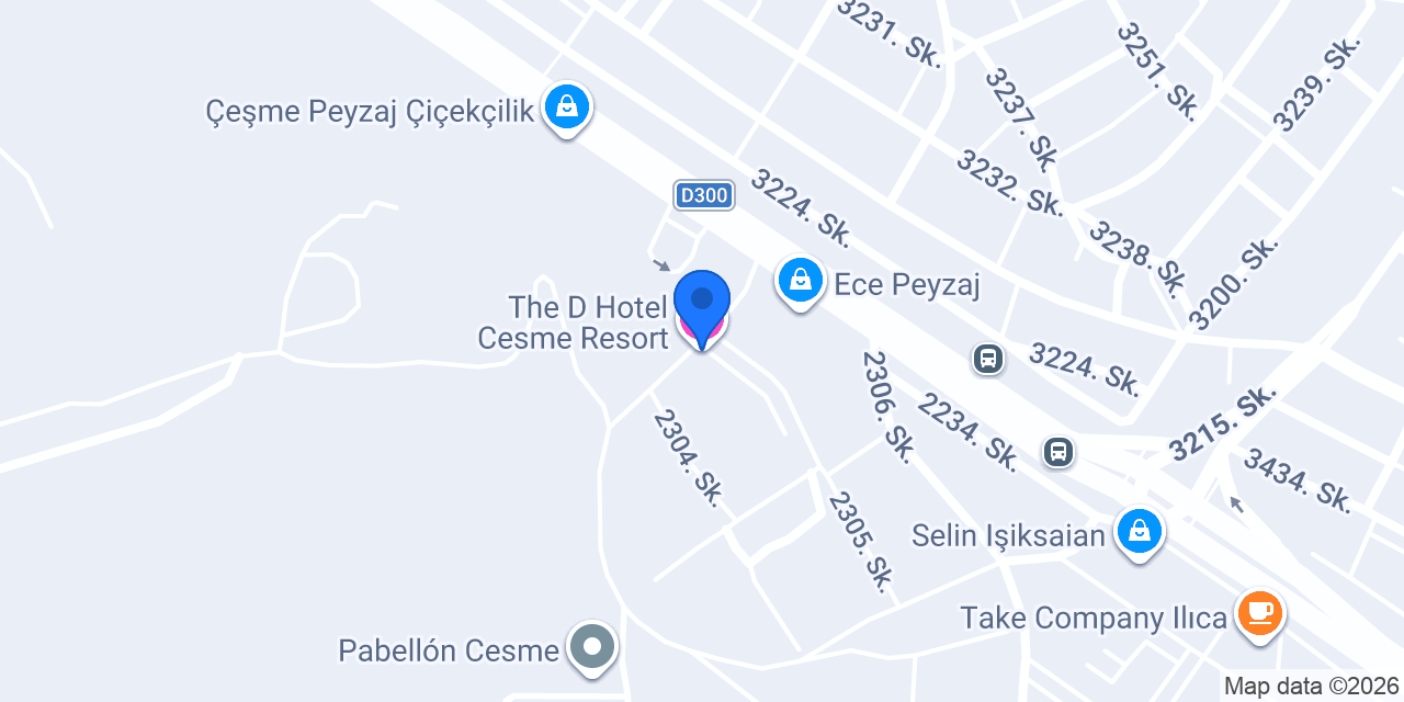 The D Hotel Cesme Resort konumu