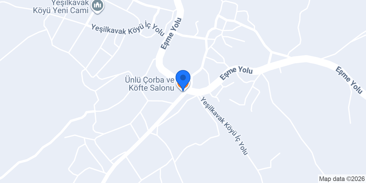 Ünlü Çorba ve Köfte Salonu konumu
