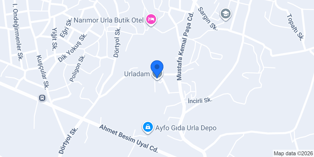 ODAM OTEL konumu