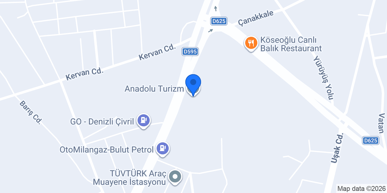 Anadolu Turizm konumu
