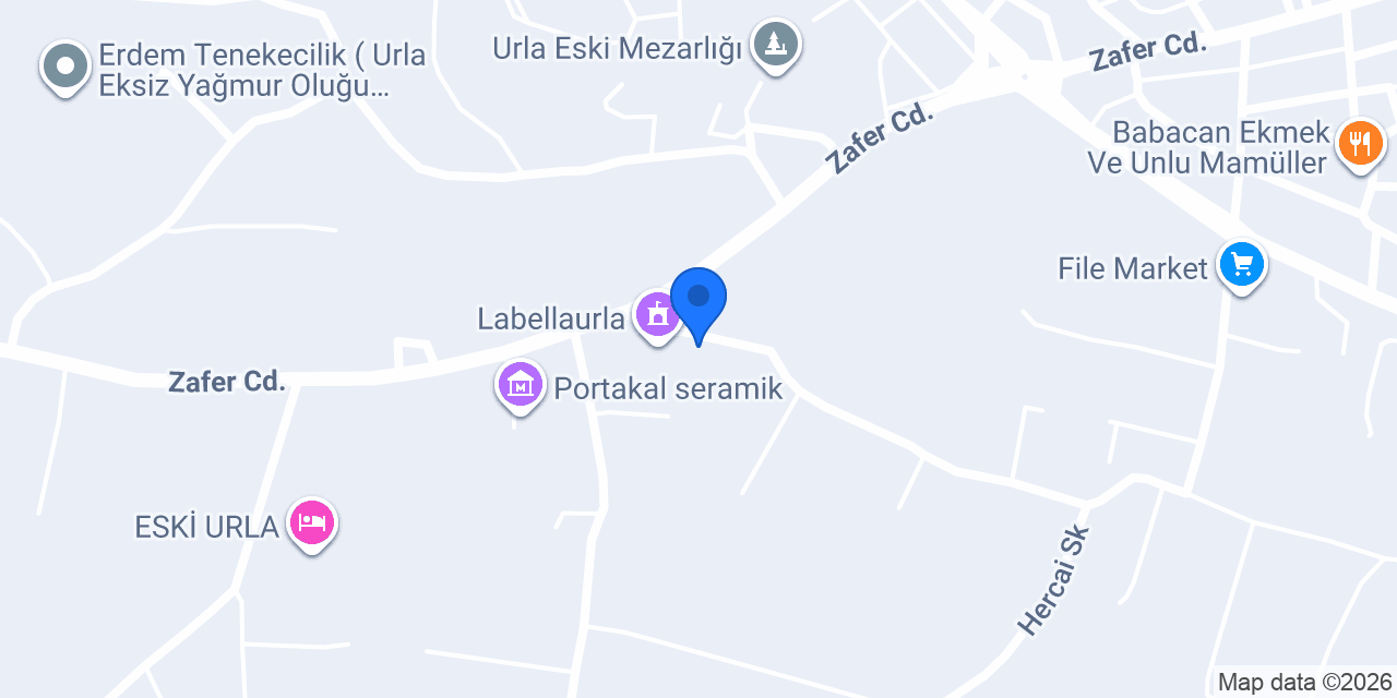 URLA ŞİFA BAHÇESİ konumu