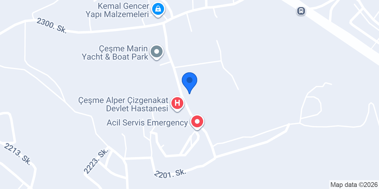 Çeşme Art Optik konumu