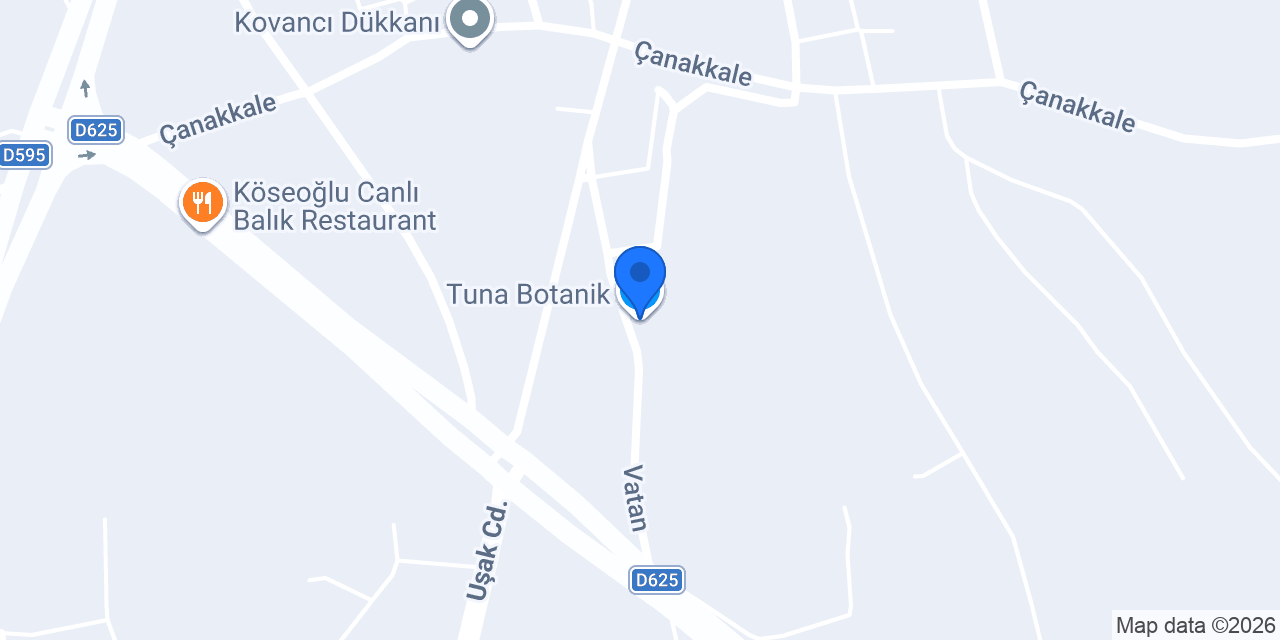 Tuna Botanik konumu