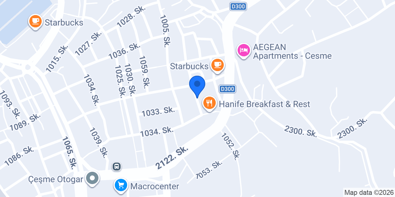Beyaz Rent A Car konumu