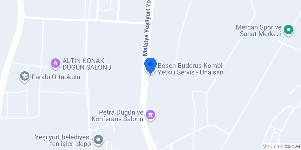 Bosch Buderus Kombi Yetkili Servis - Ünalsan konumu