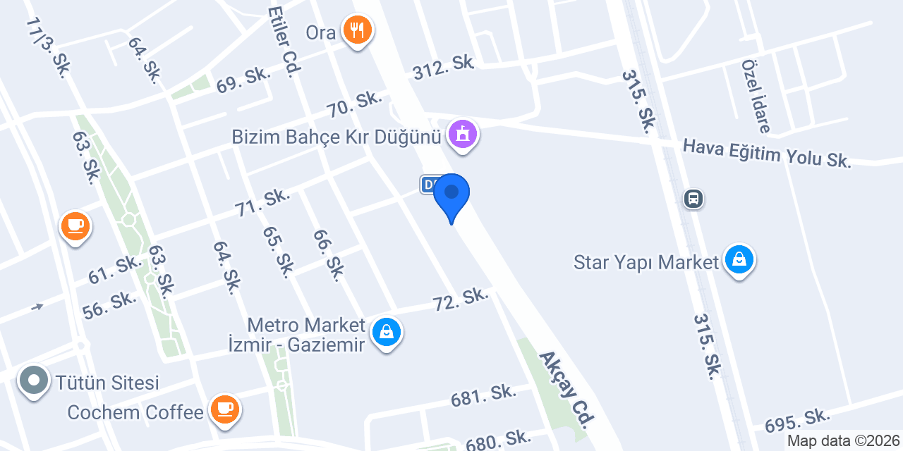 Uzm. Dr. Sevil Kılıç Öztürk konumu