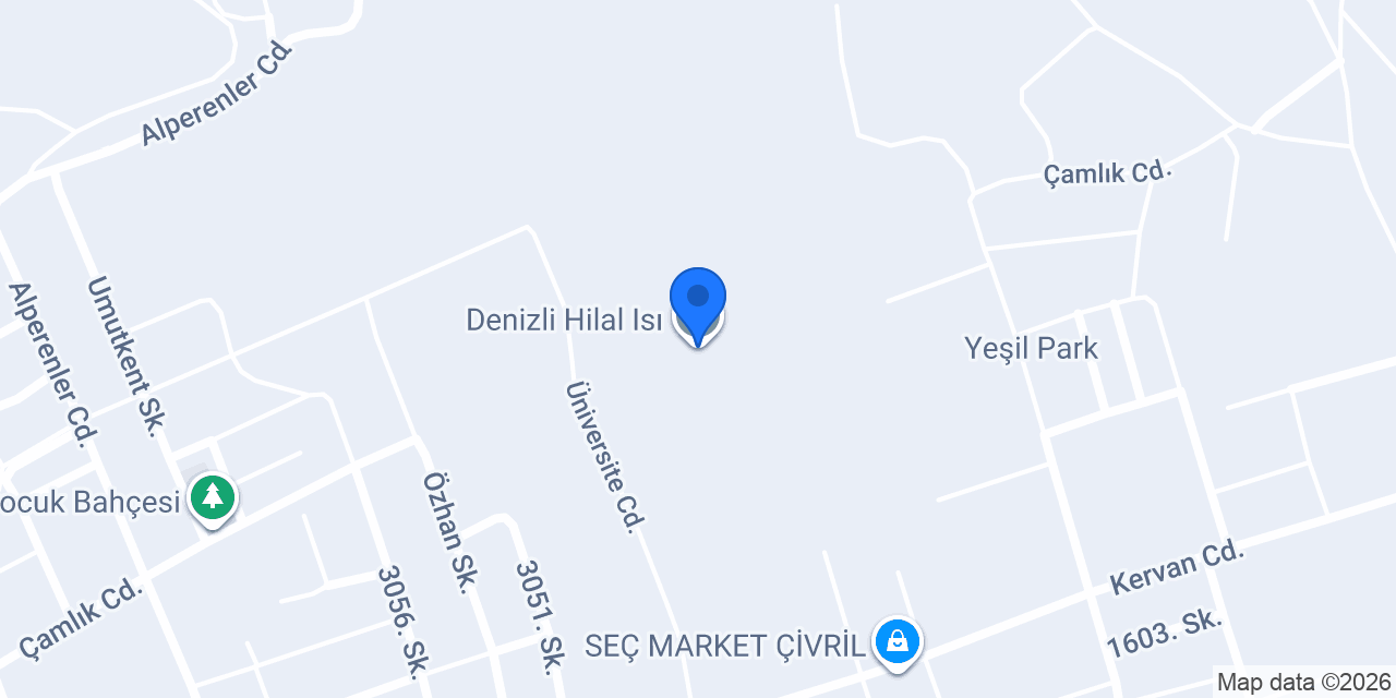 Denizli Hilal Isı konumu