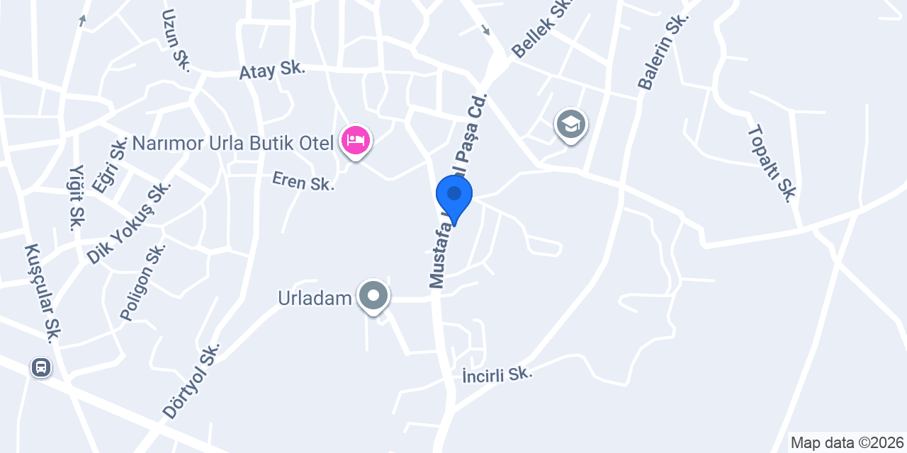 Eski Urla Konağı konumu