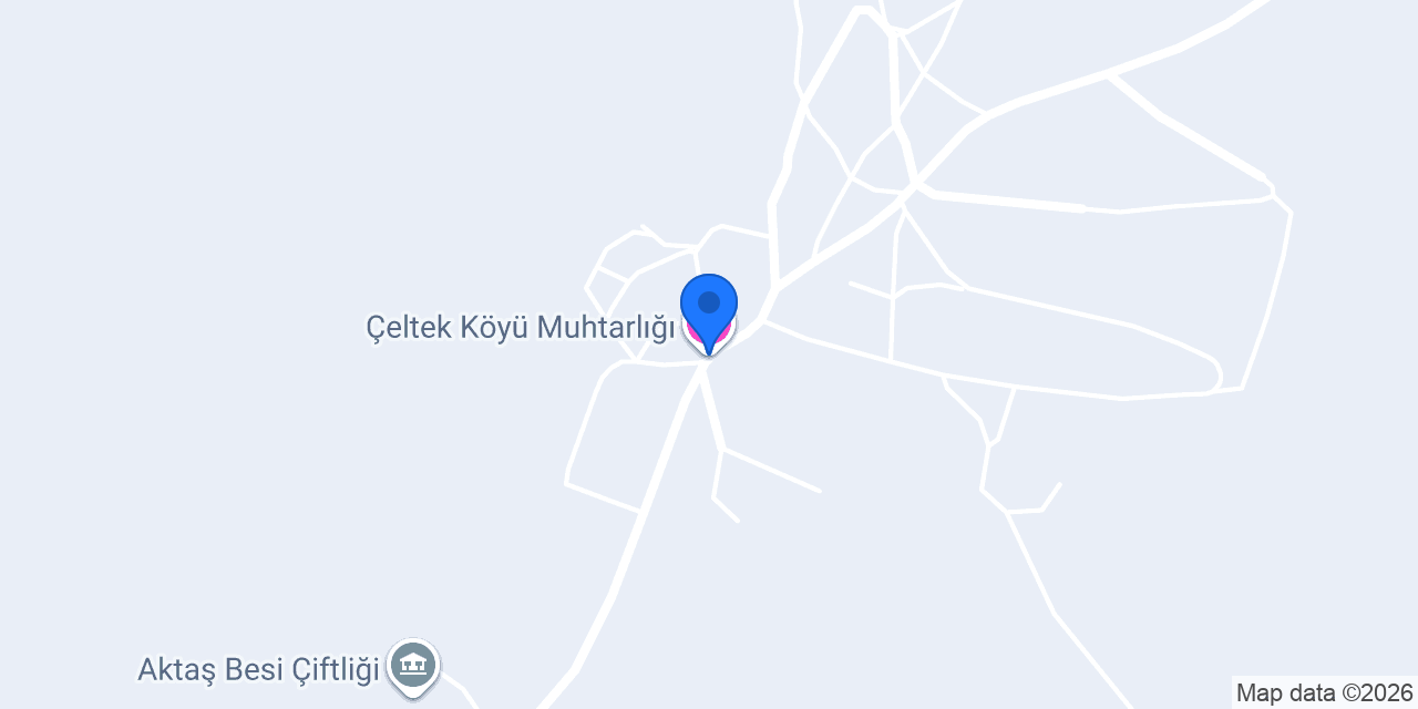 Çeltek Köyü Muhtarlığı konumu