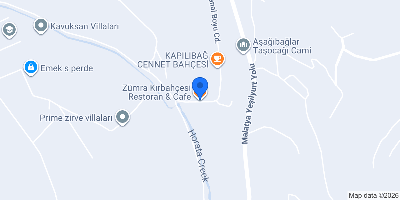 Zümra Kırbahçesi Restoran & Cafe konumu