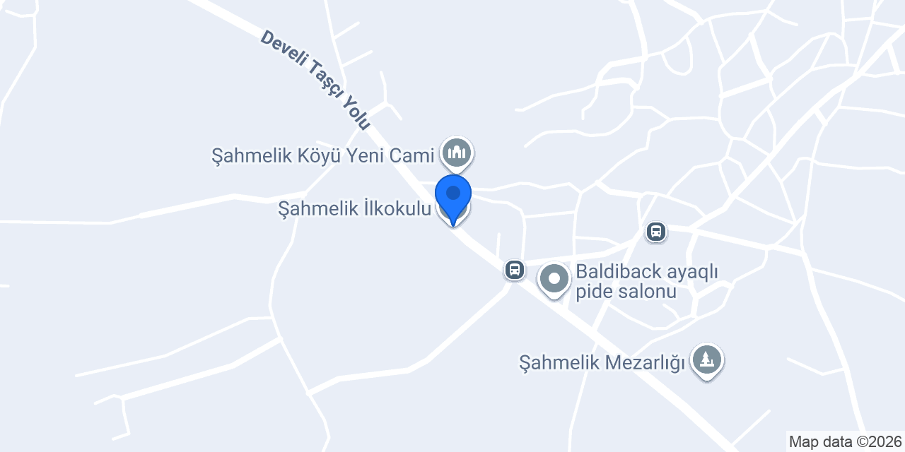 Şahmelik İlkokulu konumu