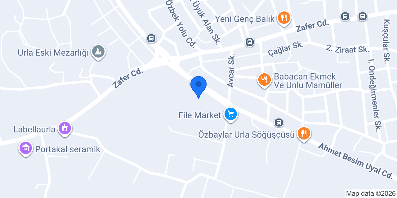Gürmar Urla Mağazası konumu