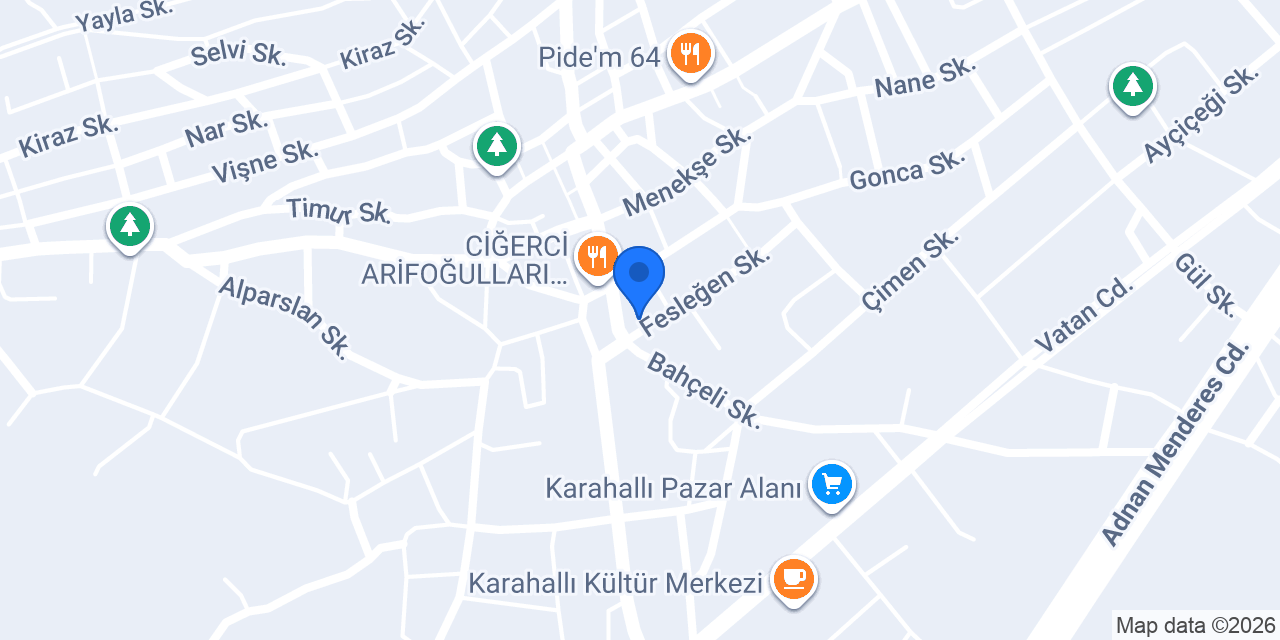 Ziraat Bankası Karahallı/Uşak Şubesi konumu