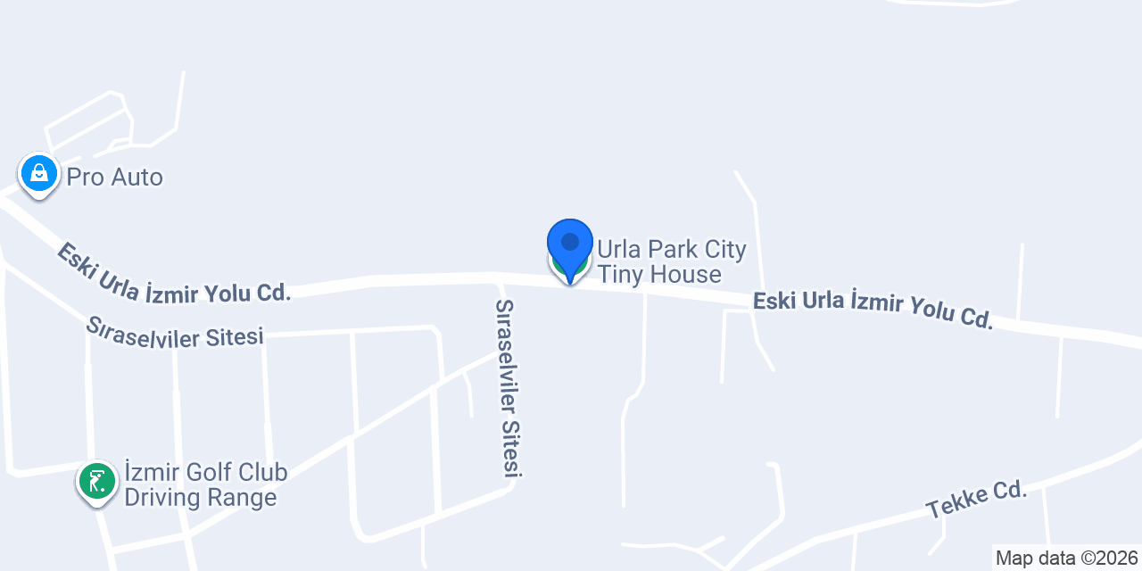 Urla Park City Tiny House konumu