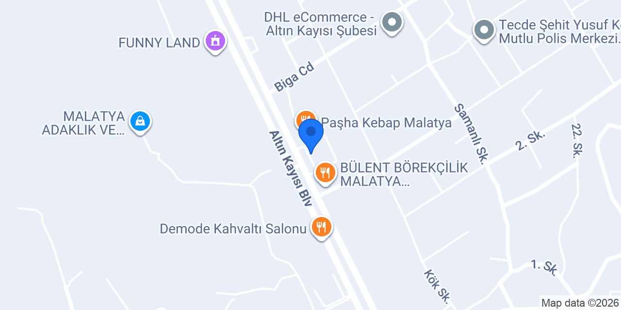 Dermonique Malatya konumu