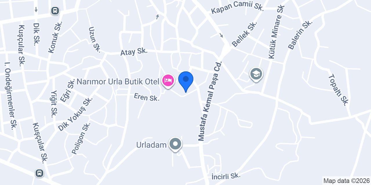 Mirlo Urla konumu