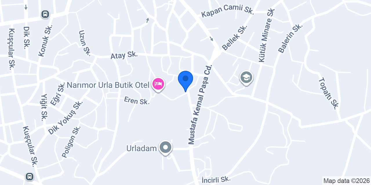 VİORLA URLA konumu