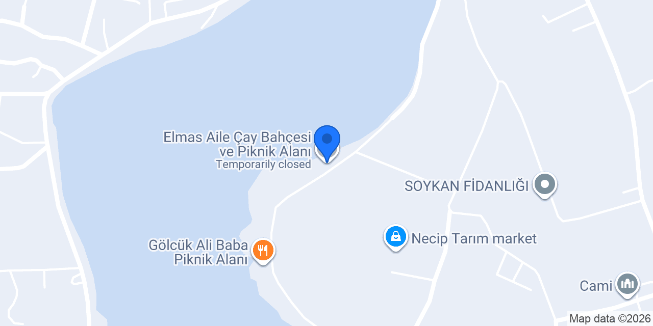 Elmas Aile Çay Bahçesi ve Piknik Alanı konumu