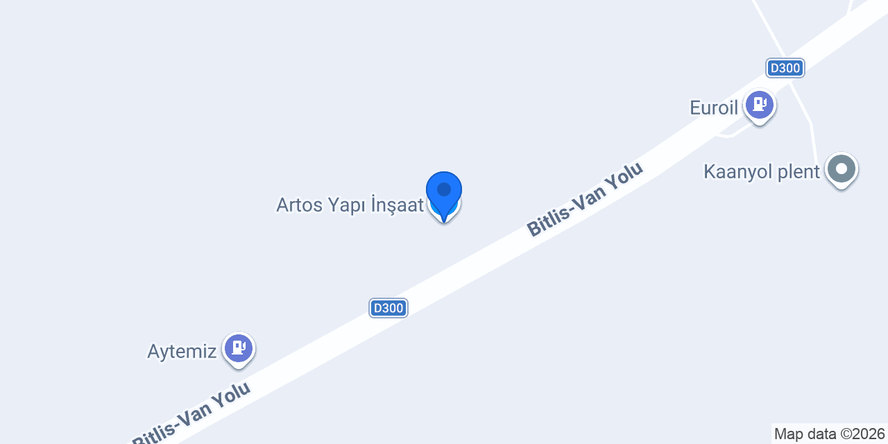 Artos Yapı İnşaat konumu