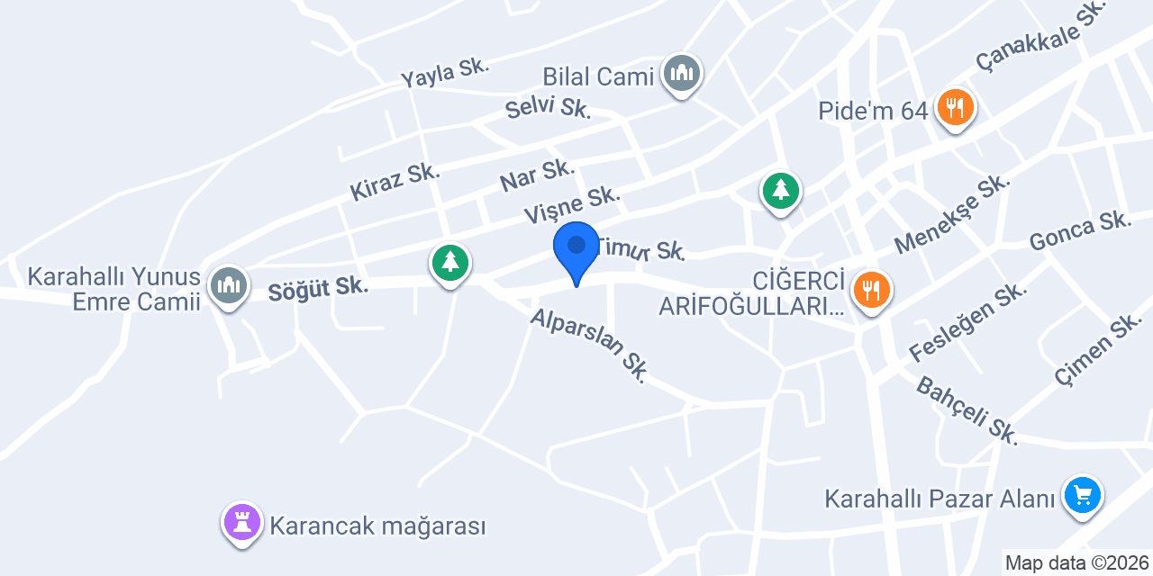 MARKA YAPI DEKORASYON konumu