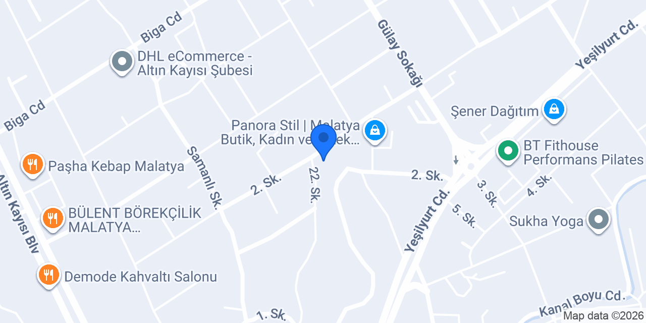 Cargox Malatya Şubesi konumu
