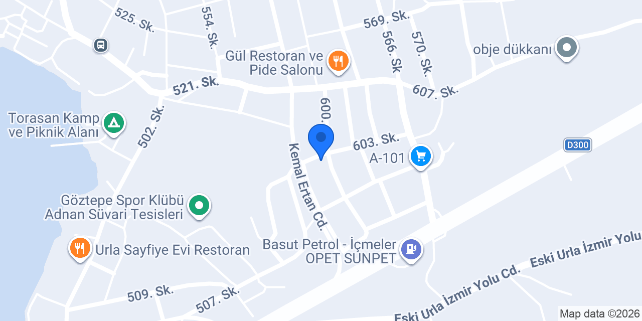 EFEVİLLA, ÇELİK & BETONARME İNŞAAT konumu