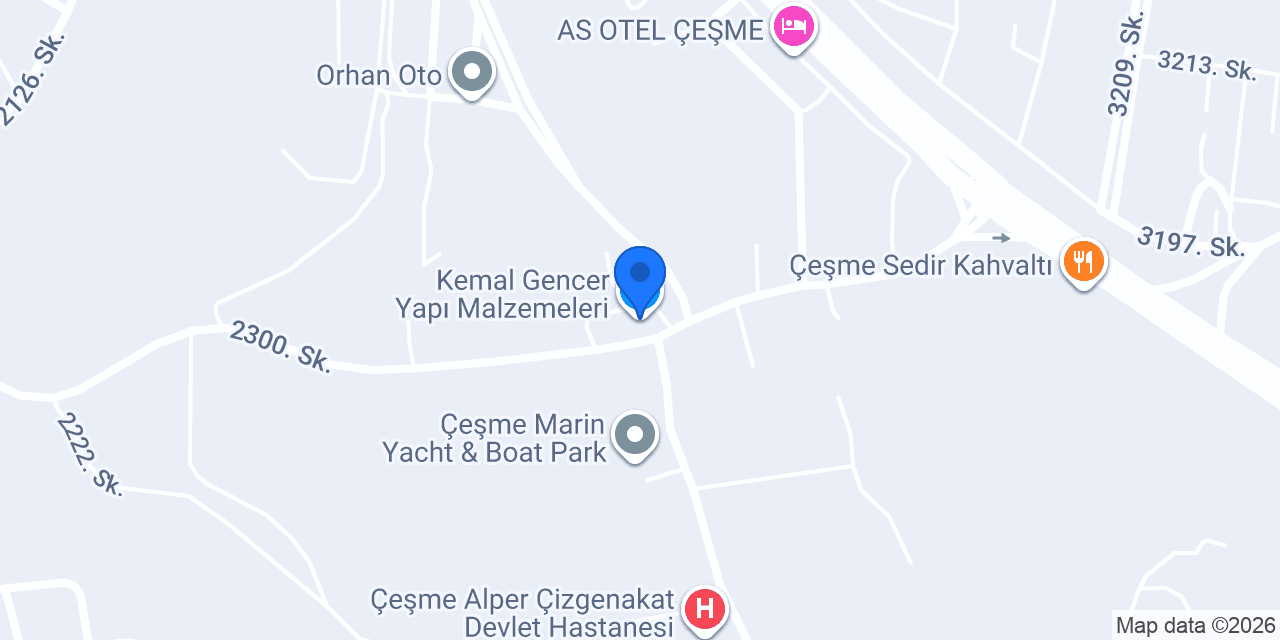 Kemal Gencer Yapı Malzemeleri konumu