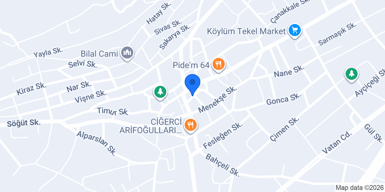 Tekin Tekstil konumu