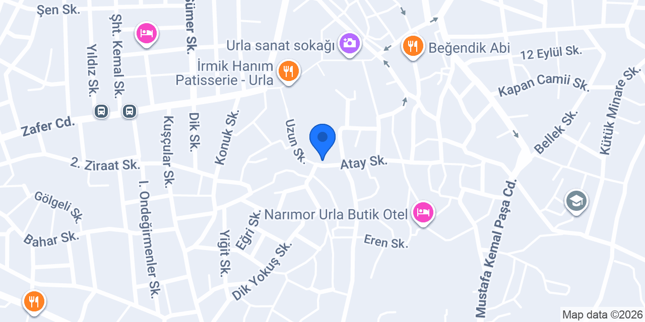 Otel Fiori - Urla konumu