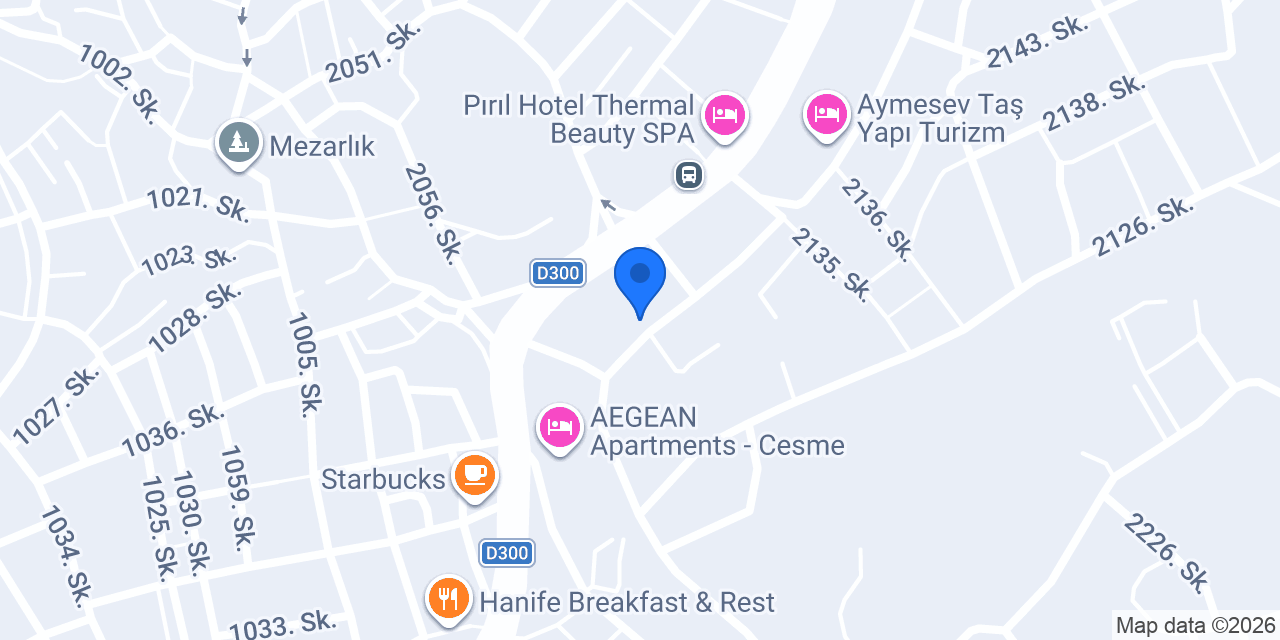 DBD Hotel Çeşme konumu