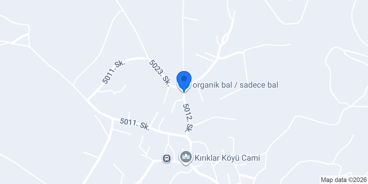 organik bal / sadece bal konumu