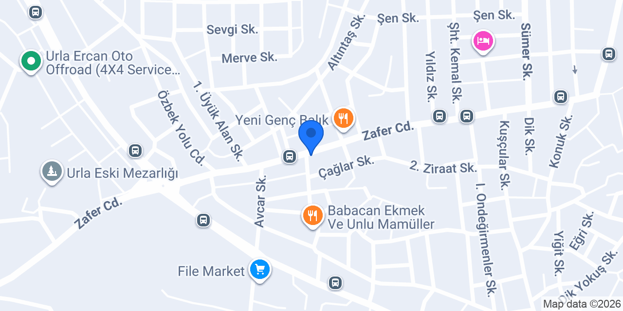 Onart Urla Sanat Evi konumu
